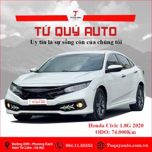 Xe Honda Civic G 1.8 AT 2020 - Trắng