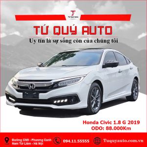 Xe Honda Civic G 1.8 AT 2019 - Trắng