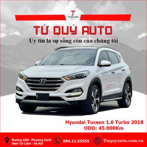 Xe Hyundai Tucson 1.6 AT Turbo 2018 - Trắng