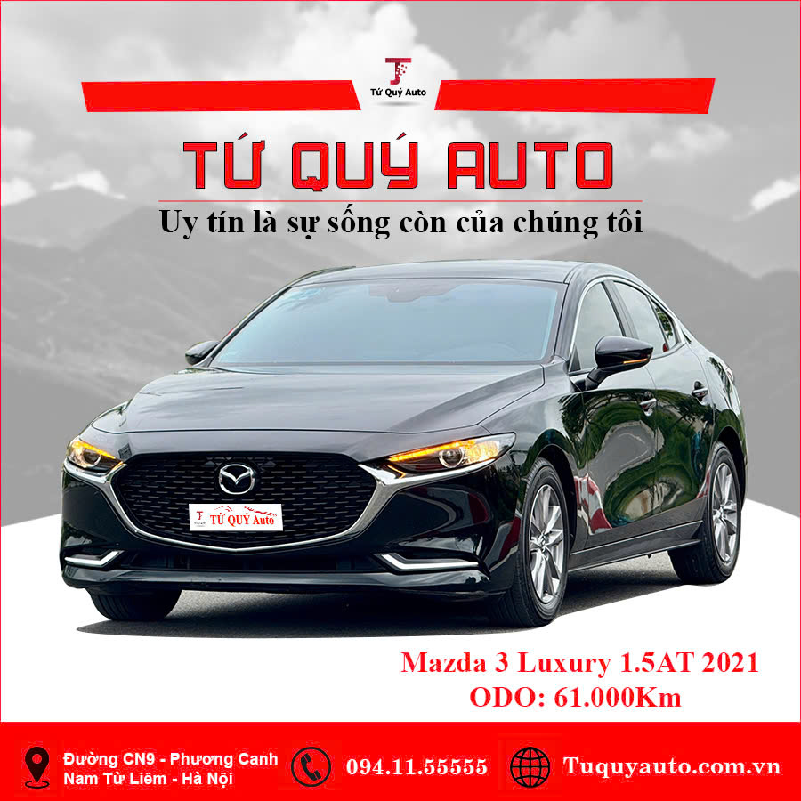Xe Mazda 3 1.5L Luxury 2021 - Đen