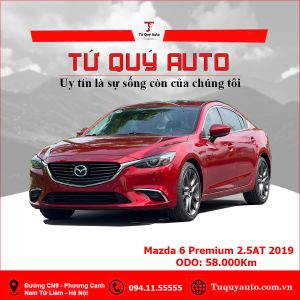Xe Mazda 6 Premium 2.5 AT 2019 - Đỏ