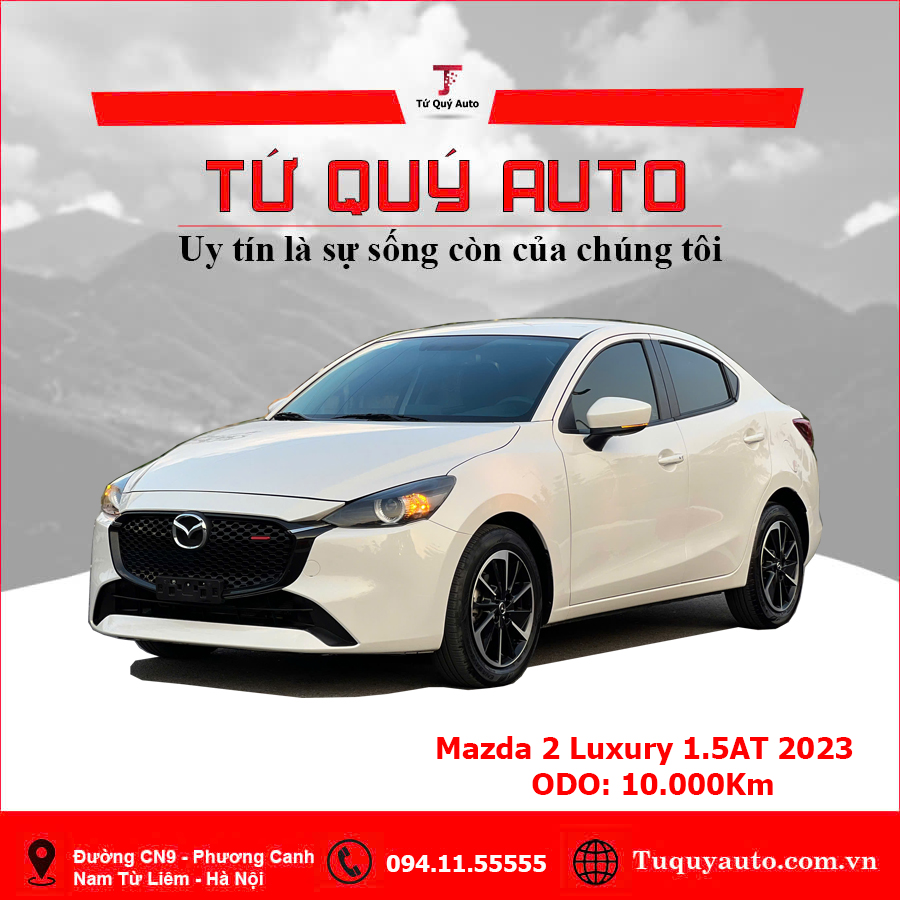 Xe Mazda 2 Luxury 1.5AT 2023 - Trắng