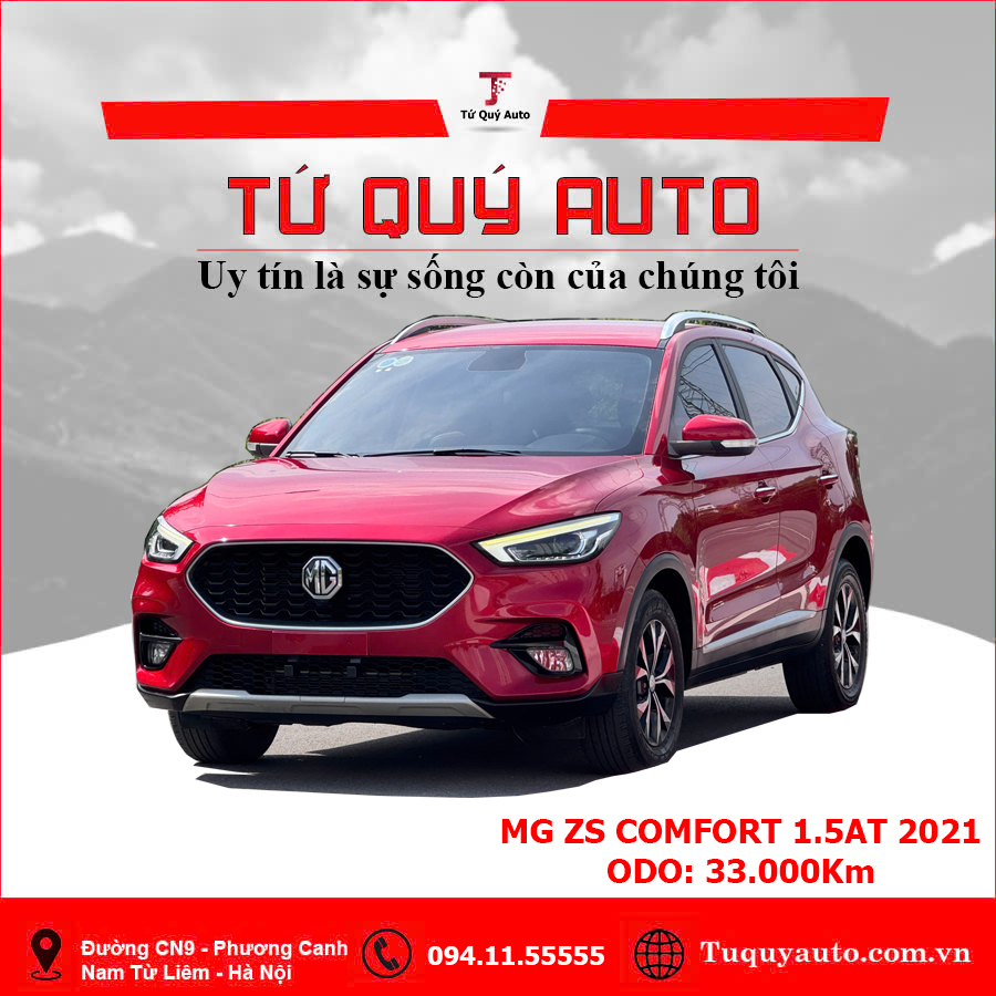 Xe MG ZS Comfort 1.5 AT 2WD 2021 - Đỏ