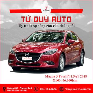 Xe Mazda 3 Sedan 1.5 AT 2018 - Đỏ