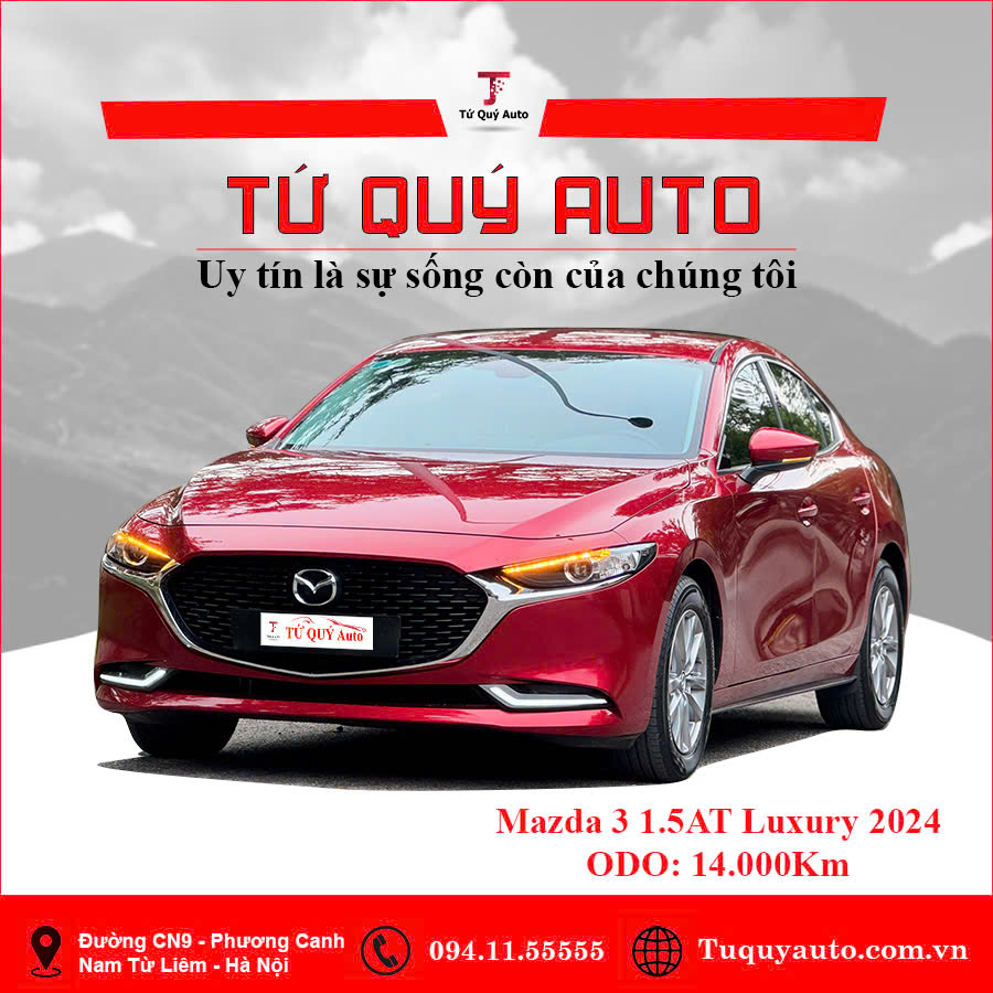Xe Mazda 3 1.5L Luxury 2024 - Đỏ