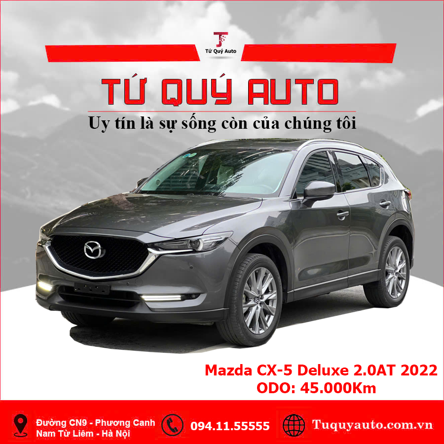 Xe Mazda CX5 2.0 Deluxe 2022 - Xám