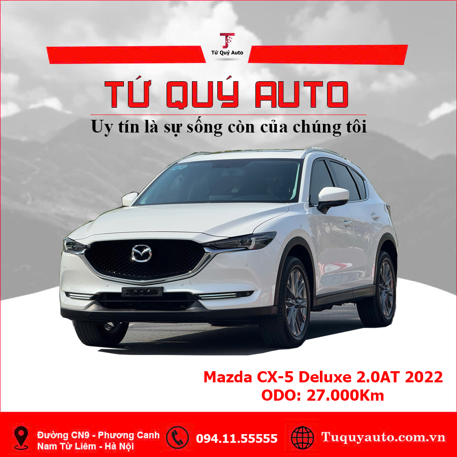 Xe Mazda CX5 Deluxe 2.0 AT 2022 - Trắng