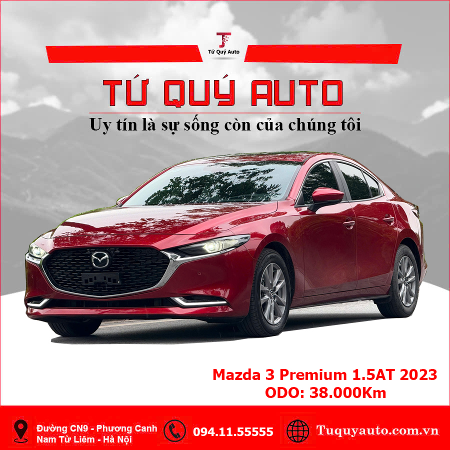 Xe Mazda 3 1.5L Premium 2023 - Đỏ