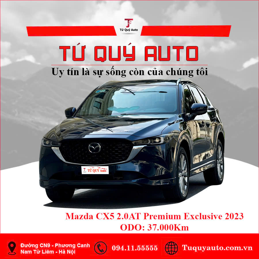 Xe Mazda CX5 Premium Exclusive 2.0 AT 2023 - Xanh Đen