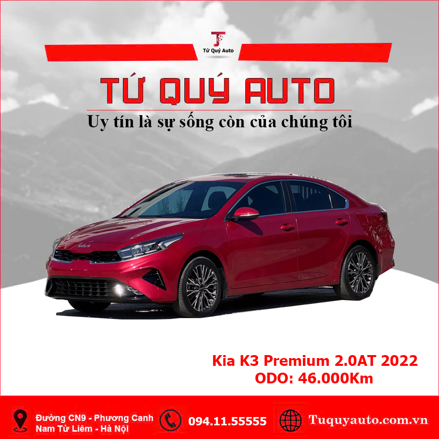 Xe Kia K3 Premium 2.0 AT 2022 - Đỏ