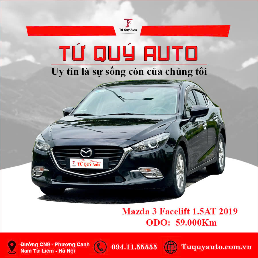 Xe Mazda 3 Sedan 1.5AT 2019 - Đen