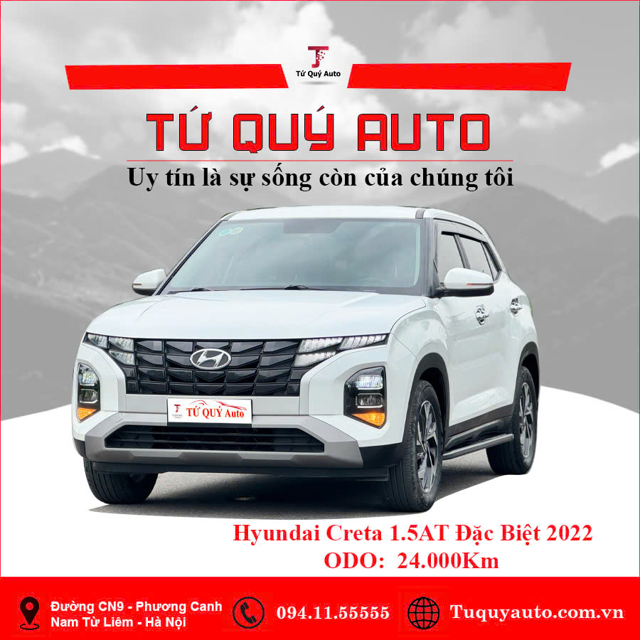Xe Hyundai Creta Đặc biệt 1.5 AT 2022 - Trắng