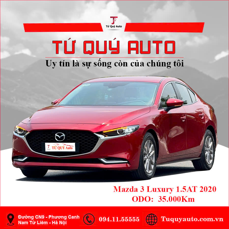 Xe Mazda 3 1.5L Luxury 2020 - Đỏ