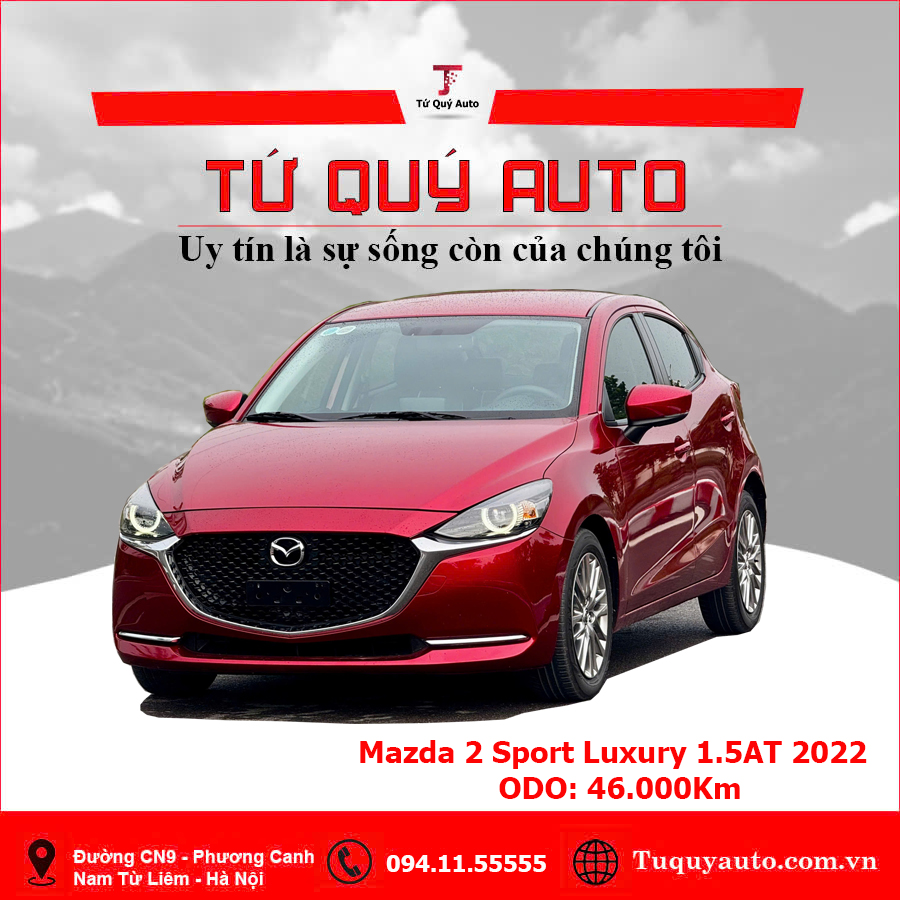 Xe Mazda 2 Sport Luxury 2022 - Đỏ