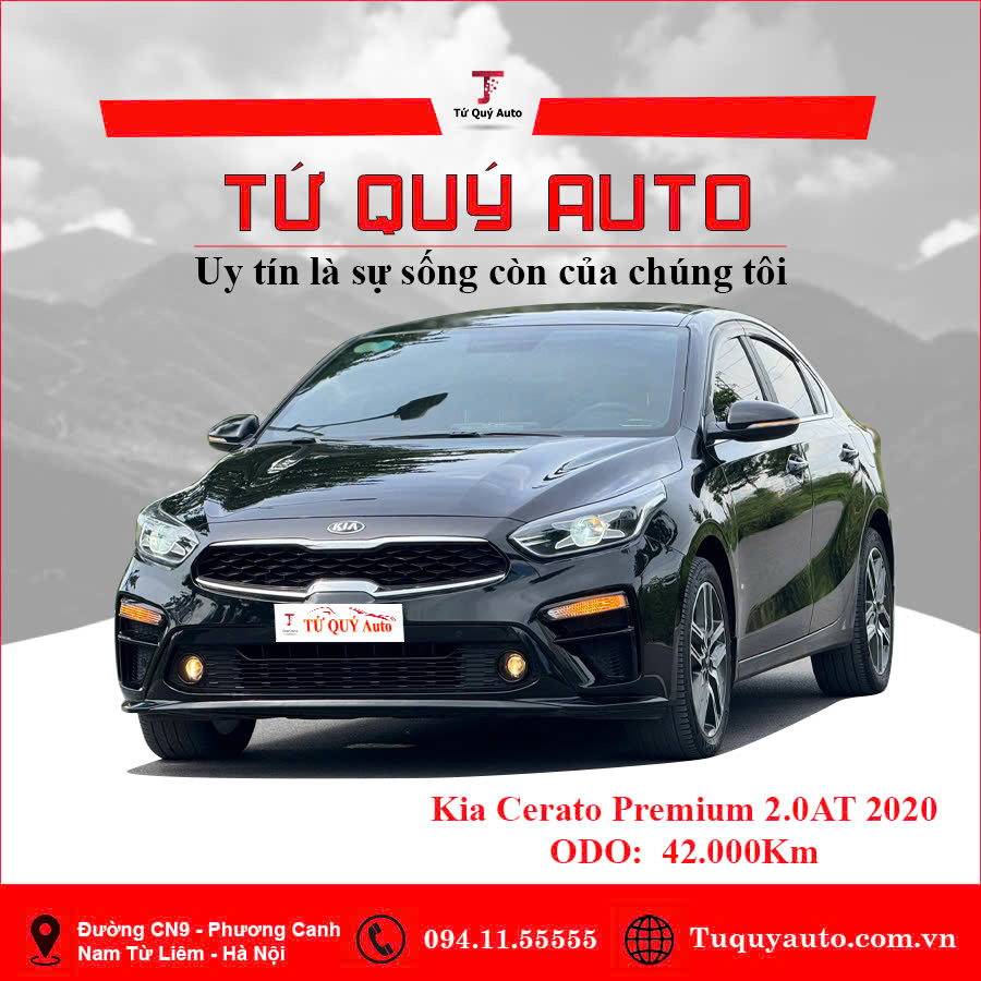 Xe Kia Cerato 2.0 AT Premium 2020 - Đen