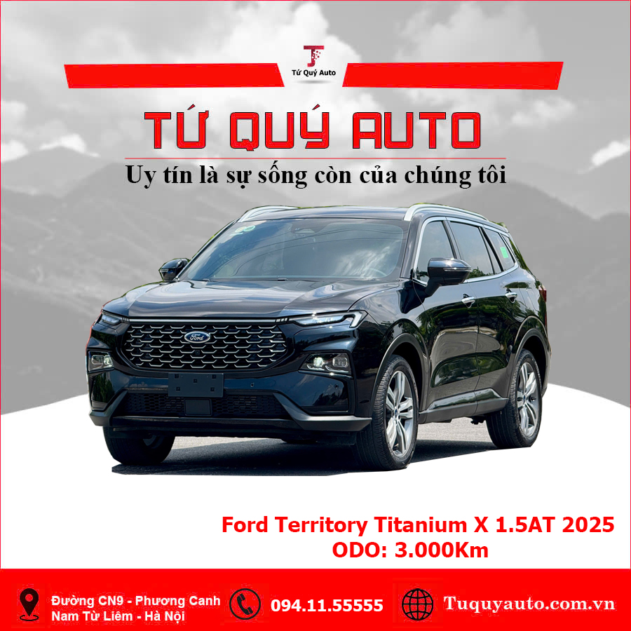 Xe Ford Territory Titanium X 1.5 AT 2025 - Đen