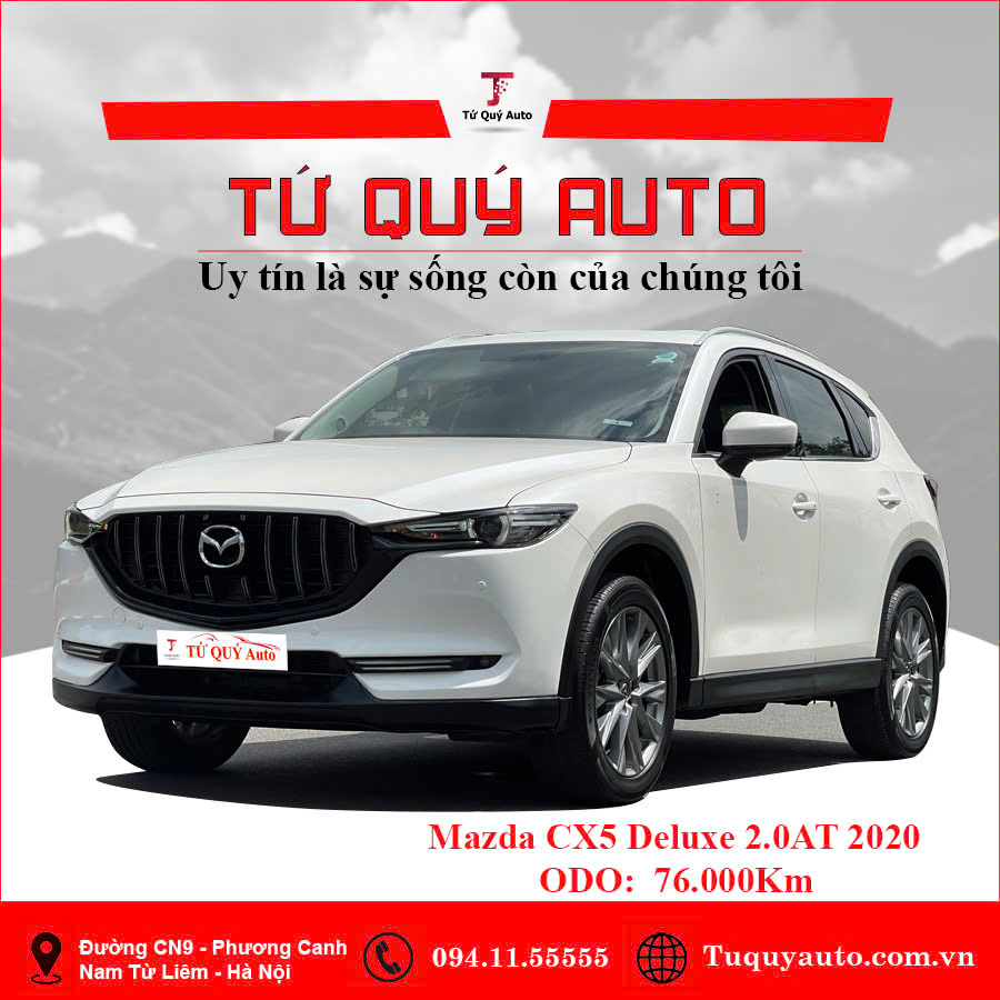 Xe Mazda CX5 2.0 Deluxe 2020 - Trắng