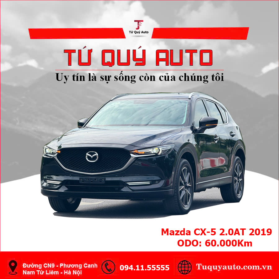 Xe Mazda CX5 2.0 AT 2019 - Đen