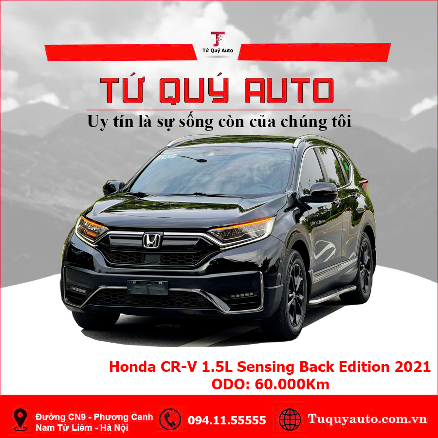 Xe Honda CRV 1.5 LSE Black Edition 2021 - Đen