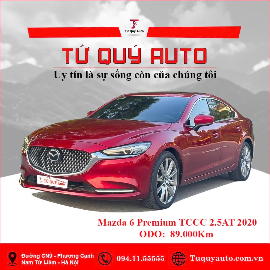 Xe Mazda 6 Signature Premium 2.5 AT 2020 - Đỏ