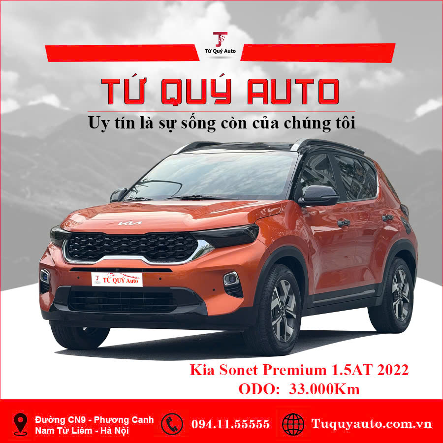 Xe Kia Sonet Premium 1.5 AT 2022 - Cam