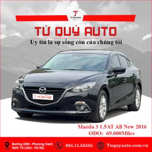 Xe Mazda 3 Sedan 1.5 AT 2016 - Đen