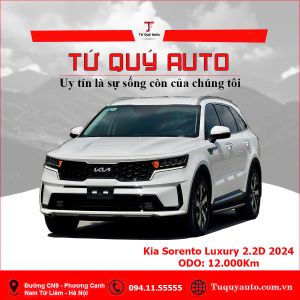 Xe Kia Sorento Luxury 2.2 AT 2024 - Trắng