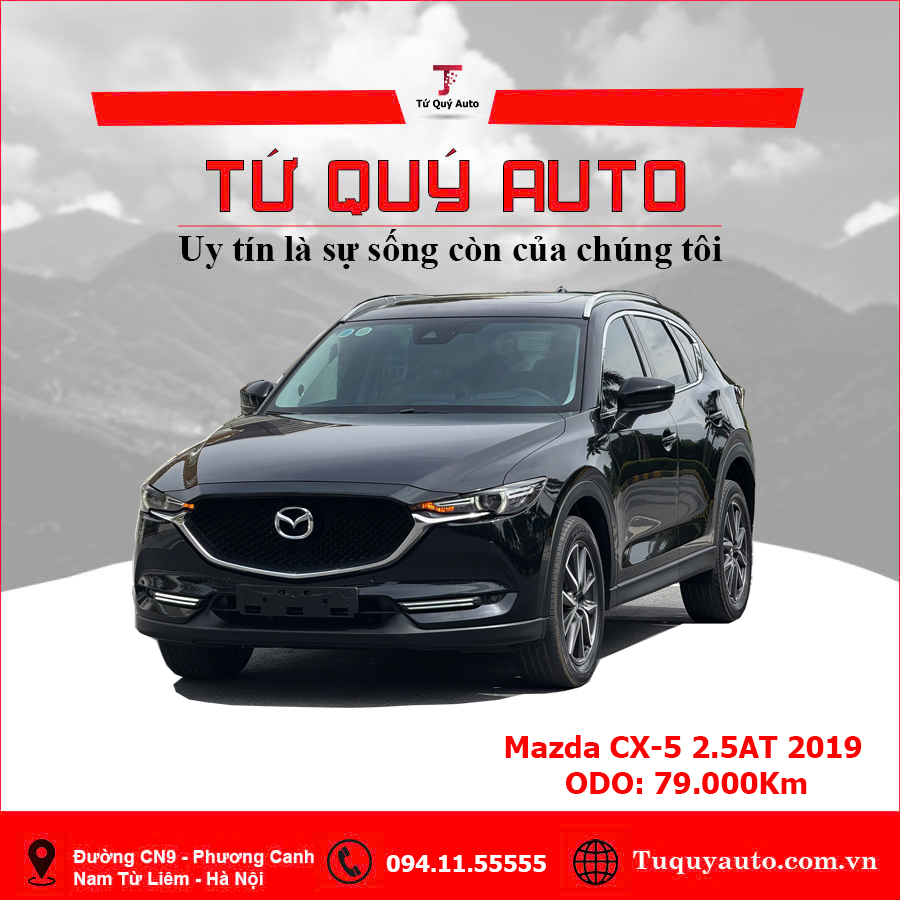 Xe Mazda CX5 2.5 AT 2WD 2019 - Đen