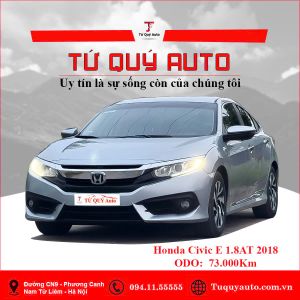 Xe Honda Civic 1.8 E 2018 - Bạc
