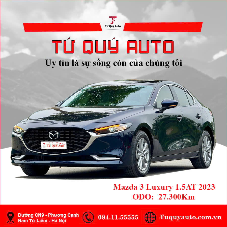 Xe Mazda 3 1.5L Luxury 2023 - Xanh Đen