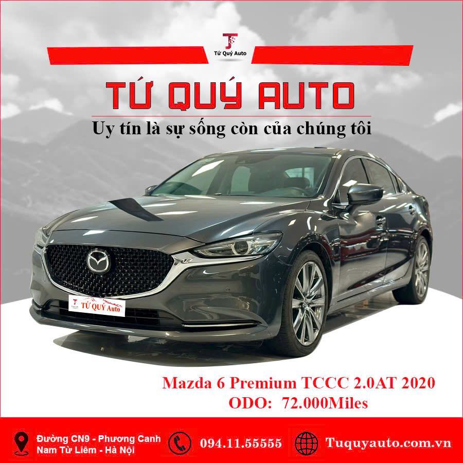 Xe Mazda 6 Premium 2.0 AT 2020 - Xám