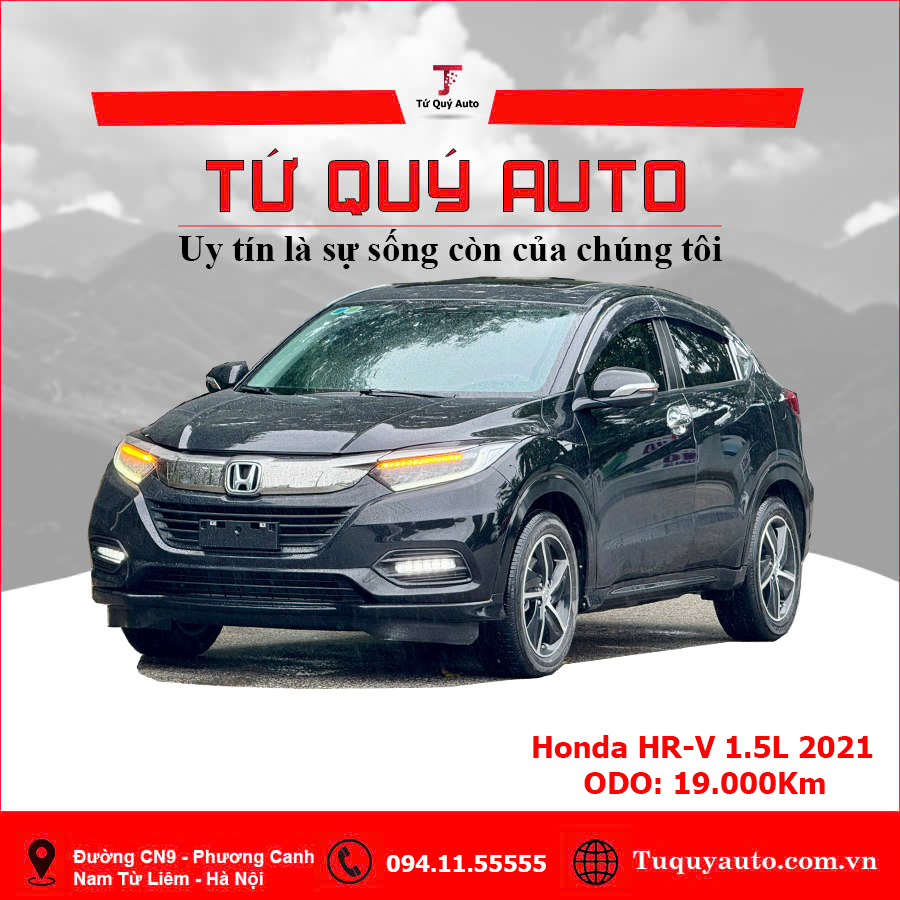 Xe Honda HRV 1.8L 2021 - Đen