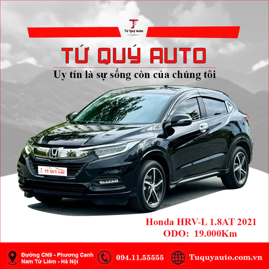 Xe Honda HRV 1.8L 2021 - Đen