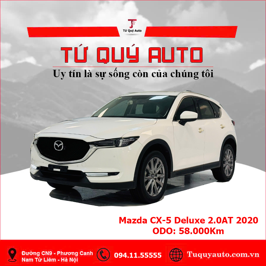 Xe Mazda CX5 2.0 Deluxe 2020 - Trắng