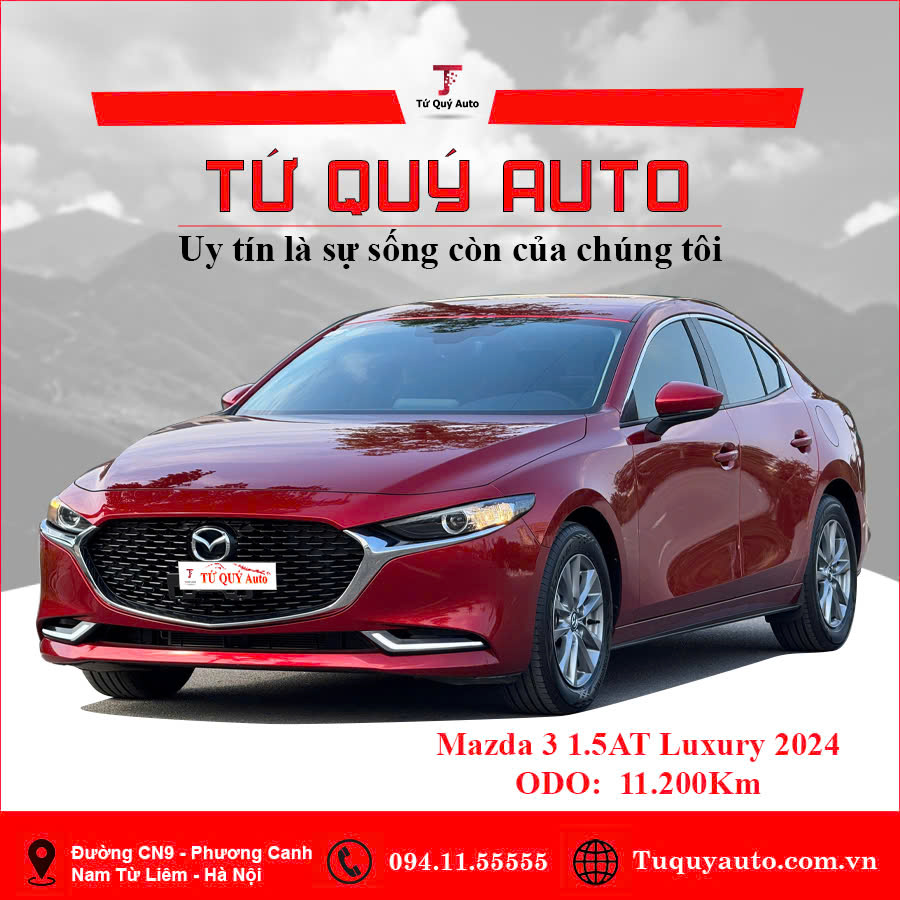 Xe Mazda 3 1.5L Luxury 2024 - Đỏ