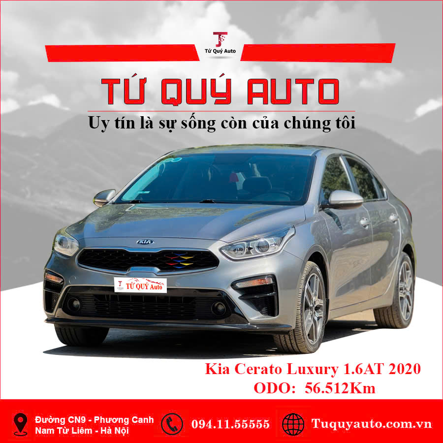 Xe Kia Cerato 1.6 AT Luxury 2020 - Xám