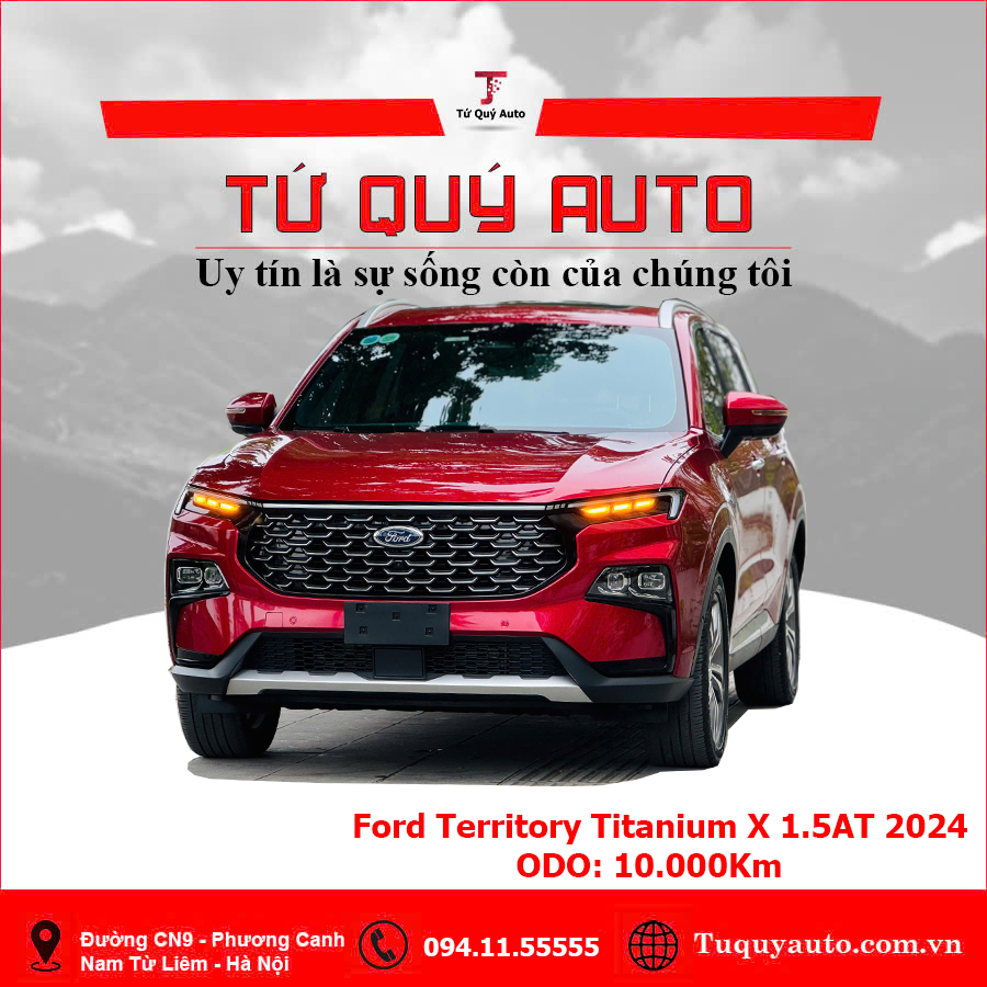 Xe Ford Territory Titanium X 1.5 AT 2024 - Đỏ