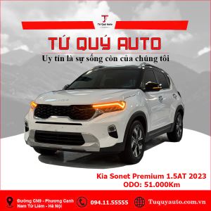Xe Kia Sonet Premium 1.5 AT 2023 - Trắng