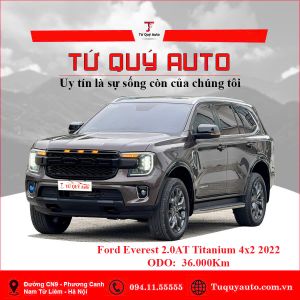 Xe Ford Everest Titanium 2.0L 4x2 AT 2022 - Nâu