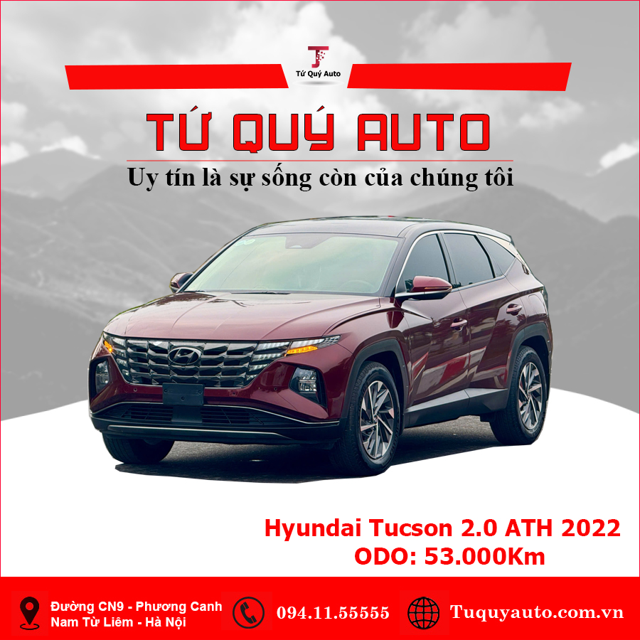 Xe Hyundai Tucson 2.0 AT Đặc biệt 2022 - Đỏ