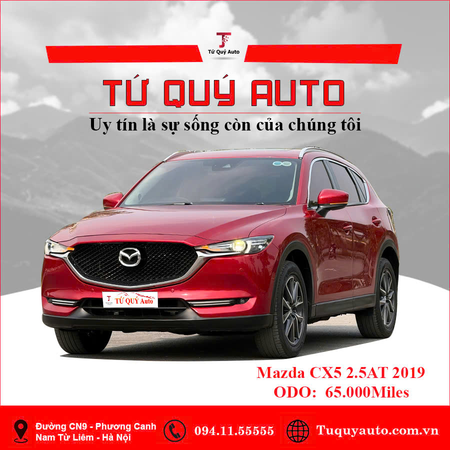 Xe Mazda CX5 2.5 AT 2WD 2019 - Đỏ