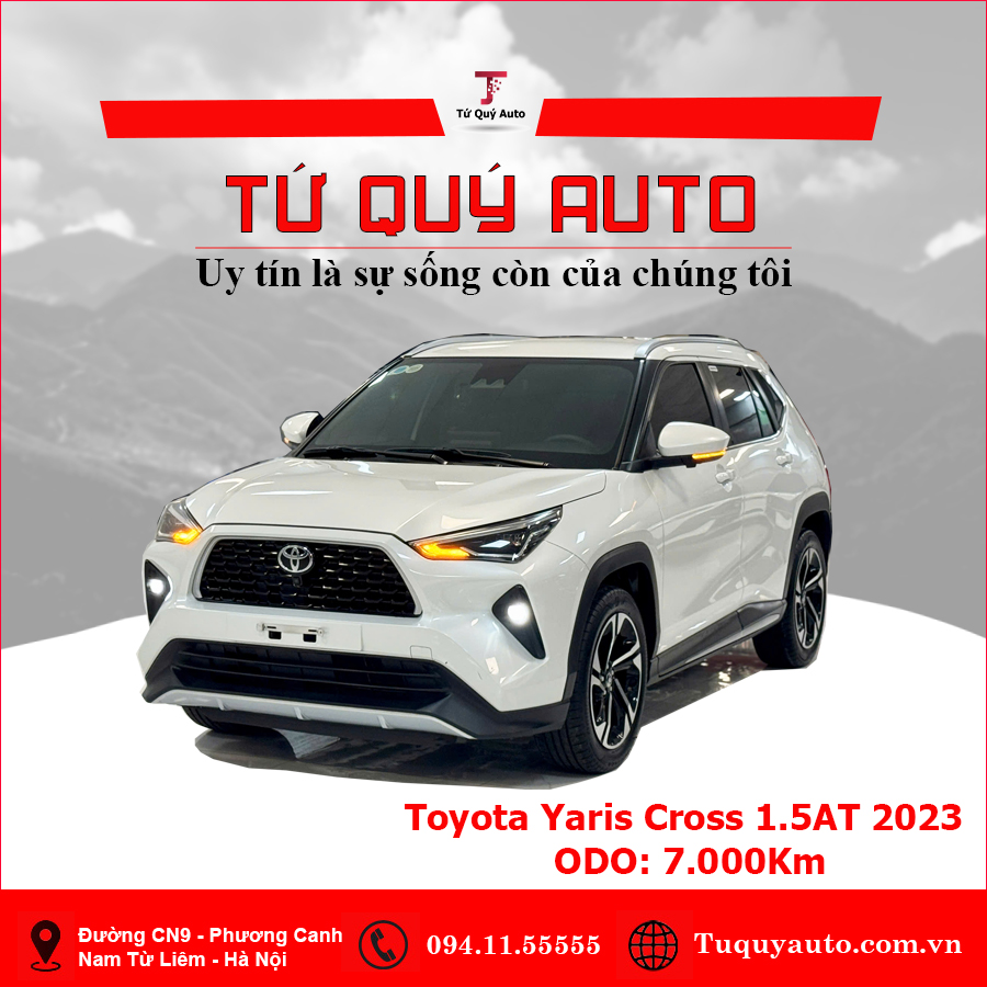 Xe Toyota Yaris Cross 1.5AT 2023 - Trắng