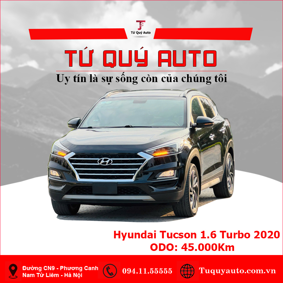 Xe Hyundai Tucson 1.6 AT Turbo 2020 - Đen