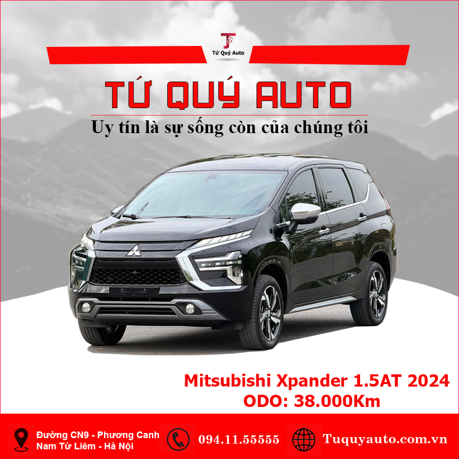 Xe Mitsubishi Xpander 1.5 AT 2024 - Đen