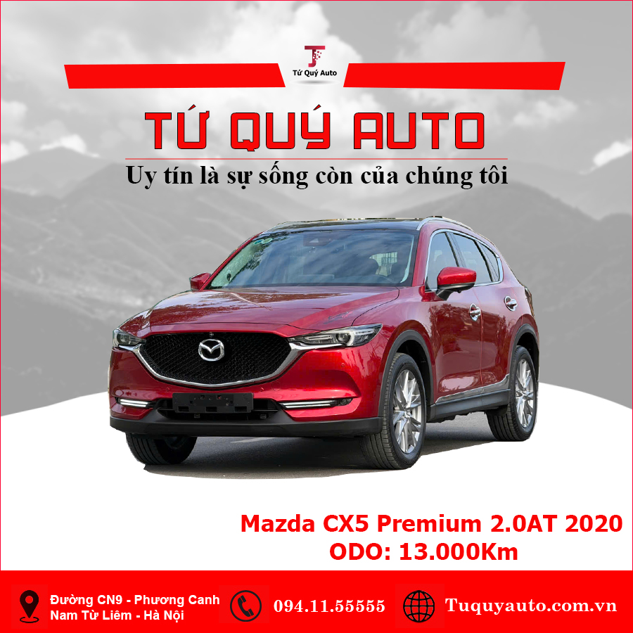 Xe Mazda CX5 2.0 Premium 2020 - Đỏ