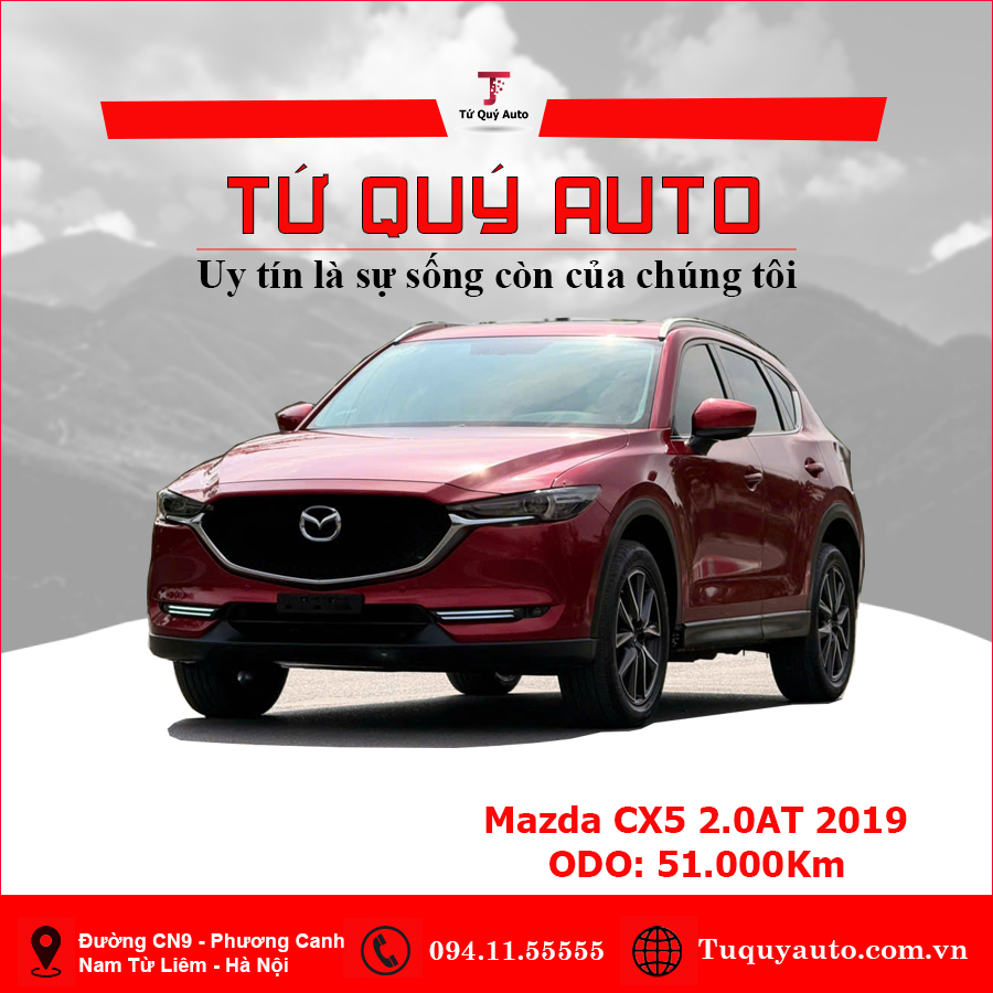 Xe Mazda CX5 2.0 AT 2019 - Đỏ