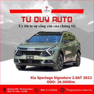Xe Kia Sportage Signature 2.0G 2022 - Xanh Bộ Đội