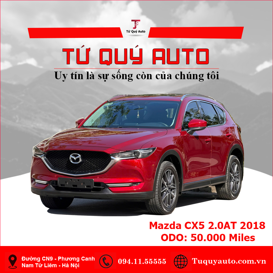 Xe Mazda CX5 2.0 AT 2018 - Đỏ