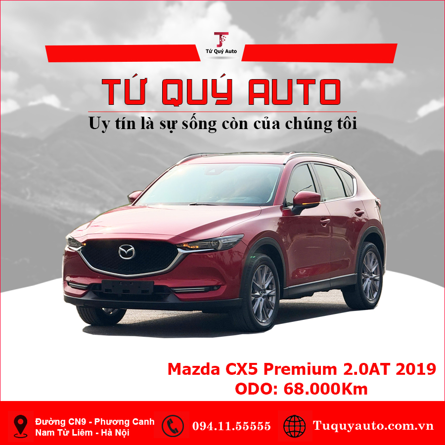 Xe Mazda CX5 2.0 Premium 2019 - Đỏ