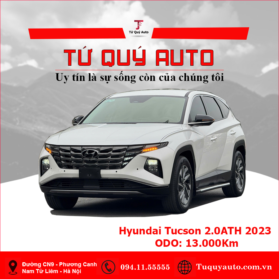 Xe Hyundai Tucson 2.0 AT Đặc biệt 2023 - Trắng